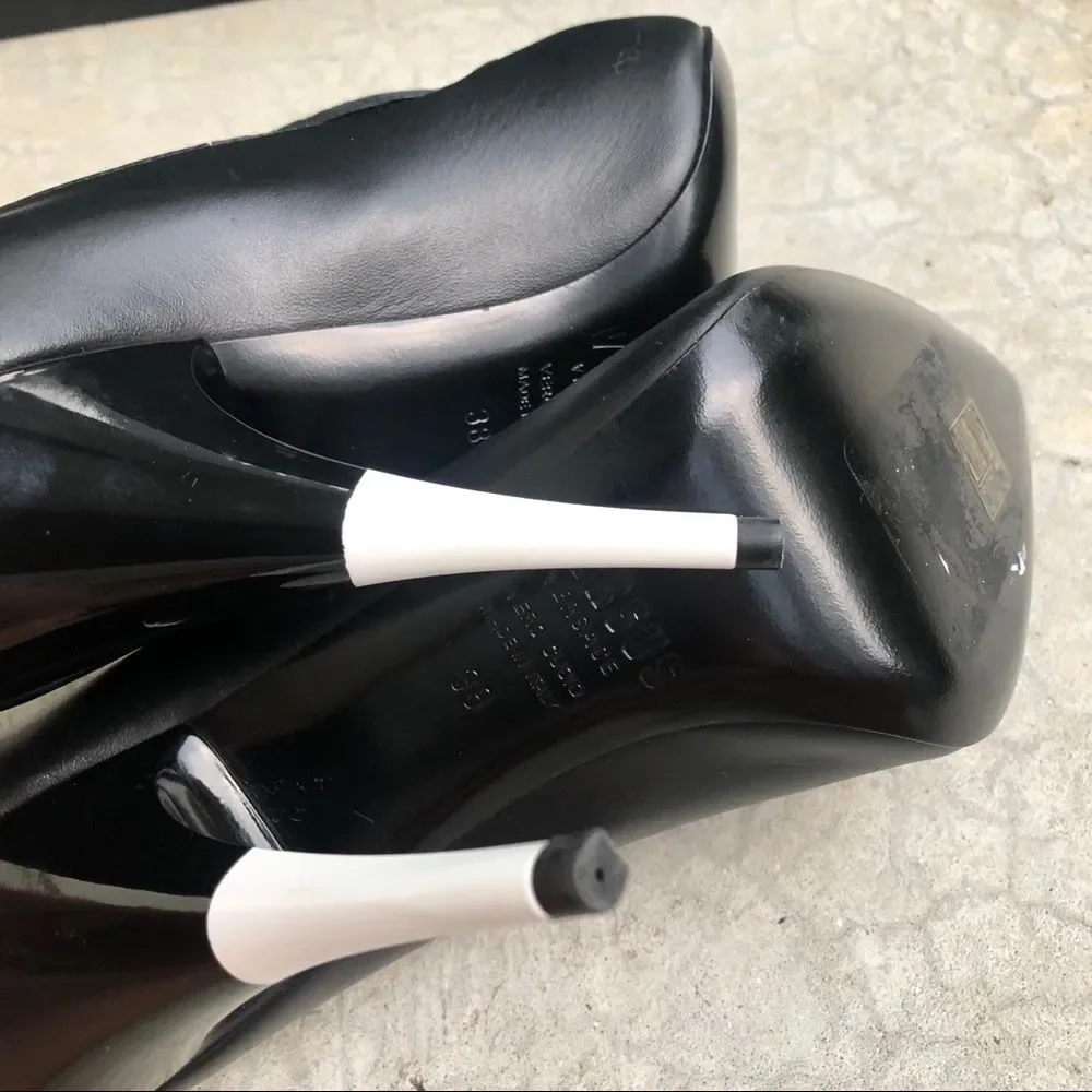 Versus Versace black leather